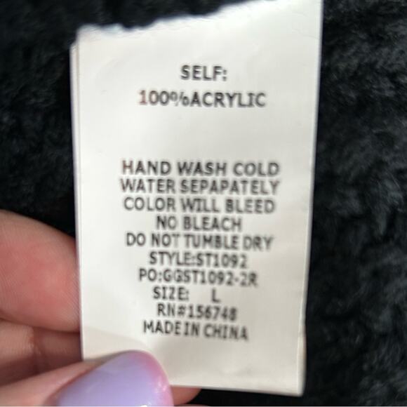 Racheal Lantern Cable Knit Pullover Sweater L | Dolman Sleeve Oversized Knit - Picture 13 of 15